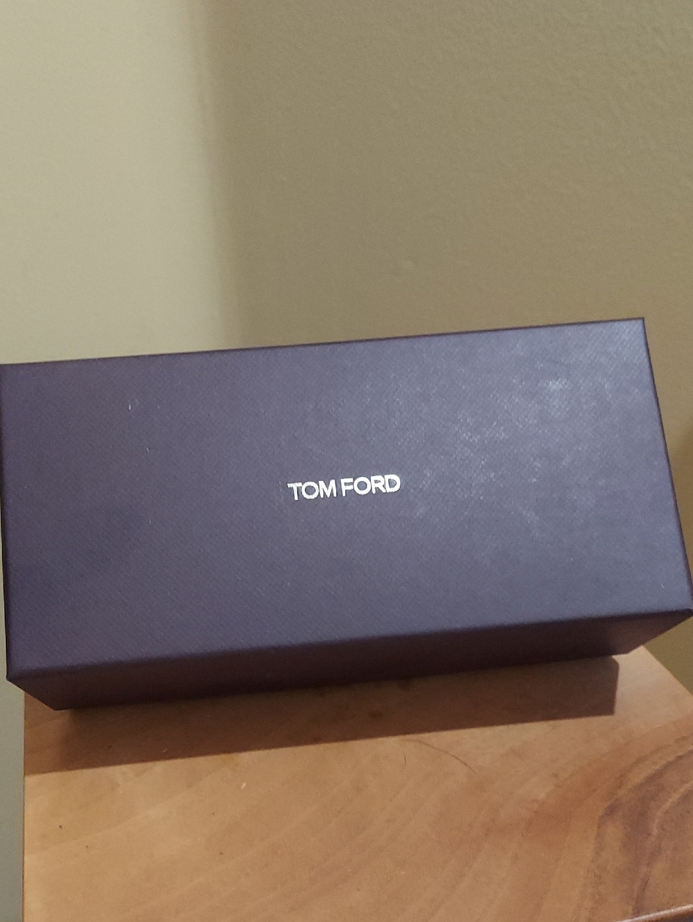 Tom Ford Brown Box with Gold Logo